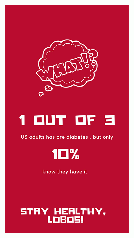 1 out of 3 U.S. adults have pre-diabetes, but only 10% know they have it.
