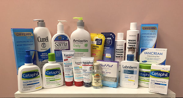 SHAC Pharmacy offers a variety of skin care products.